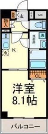 プランドール城見通の物件間取画像